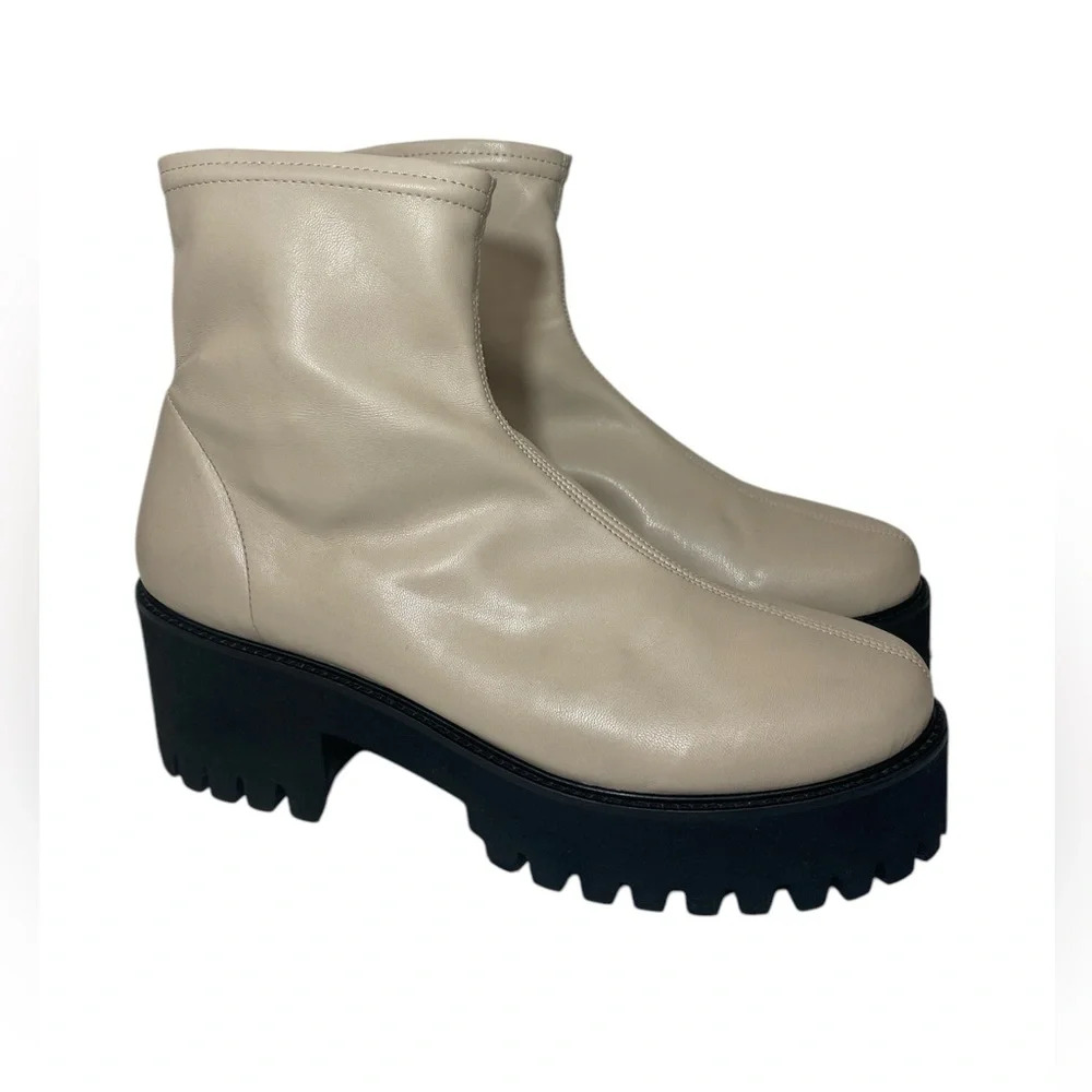 FRAME Le Croyden Bootie Cream Size 43 - Picture 3 of 12